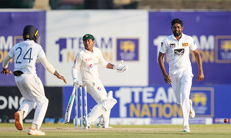 Pakistan need 83 runs to win first Test against Sri Lanka 