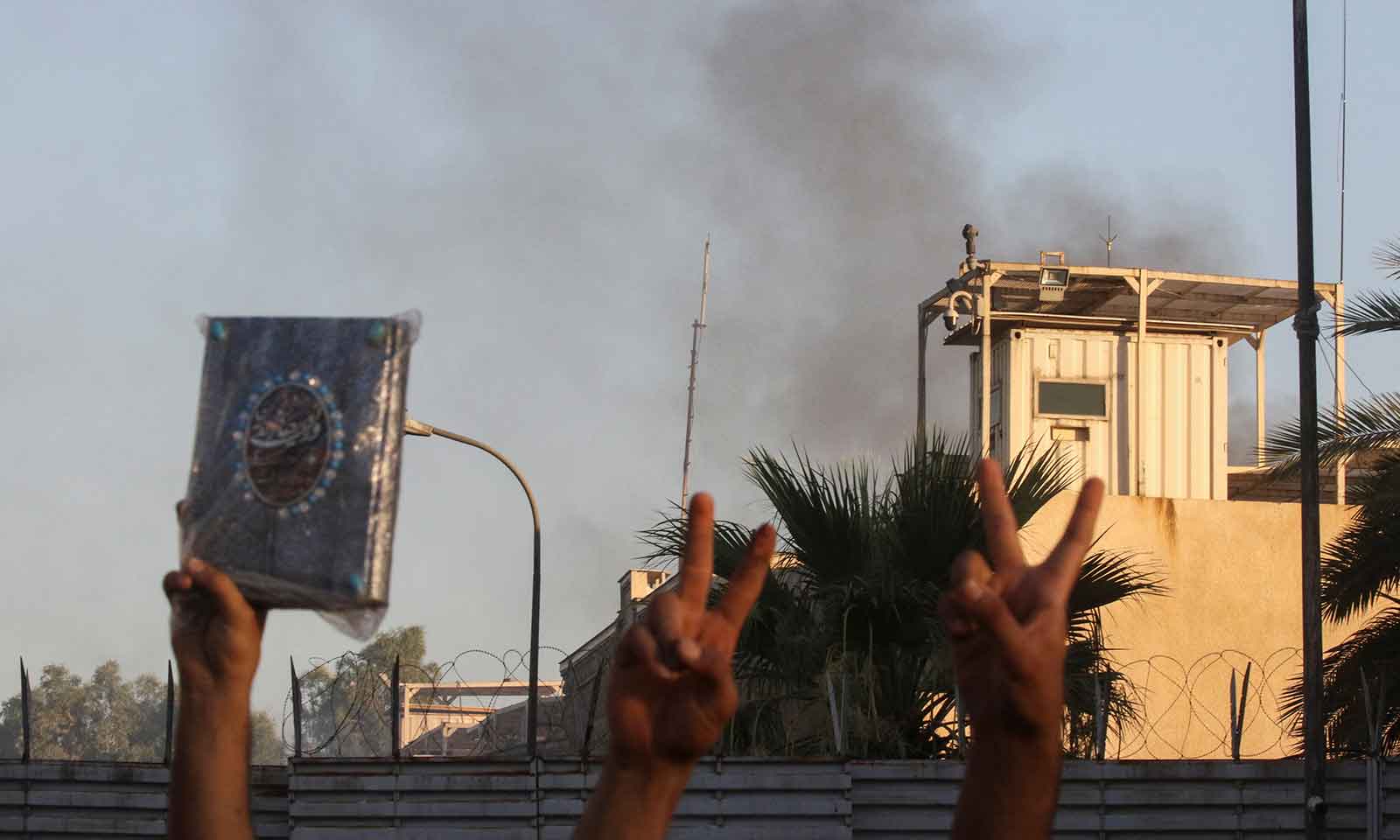 Iraqi protesters torch Swedish embassy in Baghdad ahead of planned Holy Quran burning in Stockholm