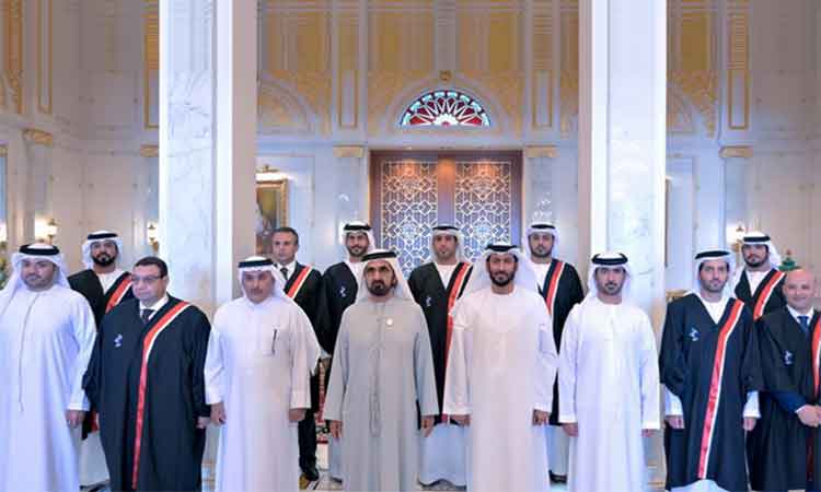 Mohammed presides over swearing-in of new judges of Dubai Rental Dispute Settlement Centre