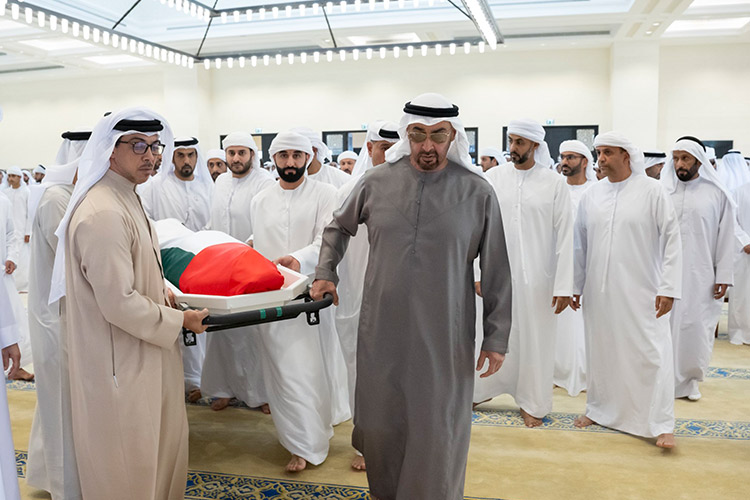 Sheikh Saeed Bin Zayed laid to rest at Al Bateen Cemetery in Abu Dhabi