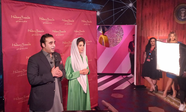 VIDEO: Pakistan former PM Benazir Bhutto’s wax figure unveiled at Madame Tussauds Dubai