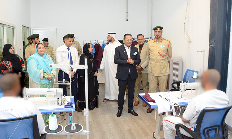 Dubai Police in partnership with Danube Group open sewing facility for inmates