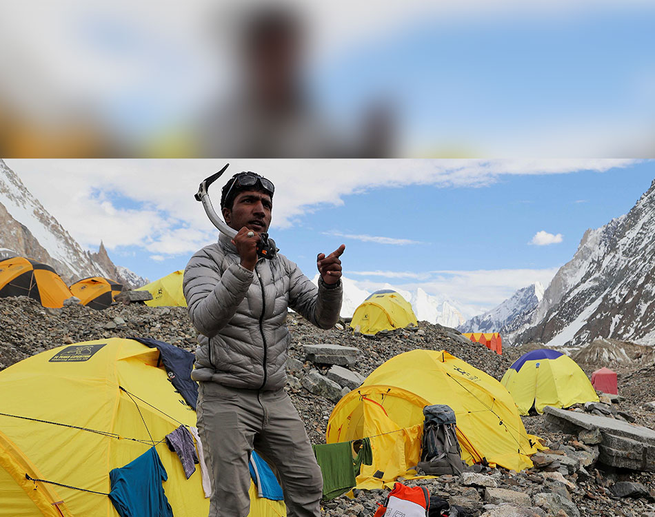  Shrine to fallen father: Pakistan climber Sajid Ali Sadpara cleanses K2