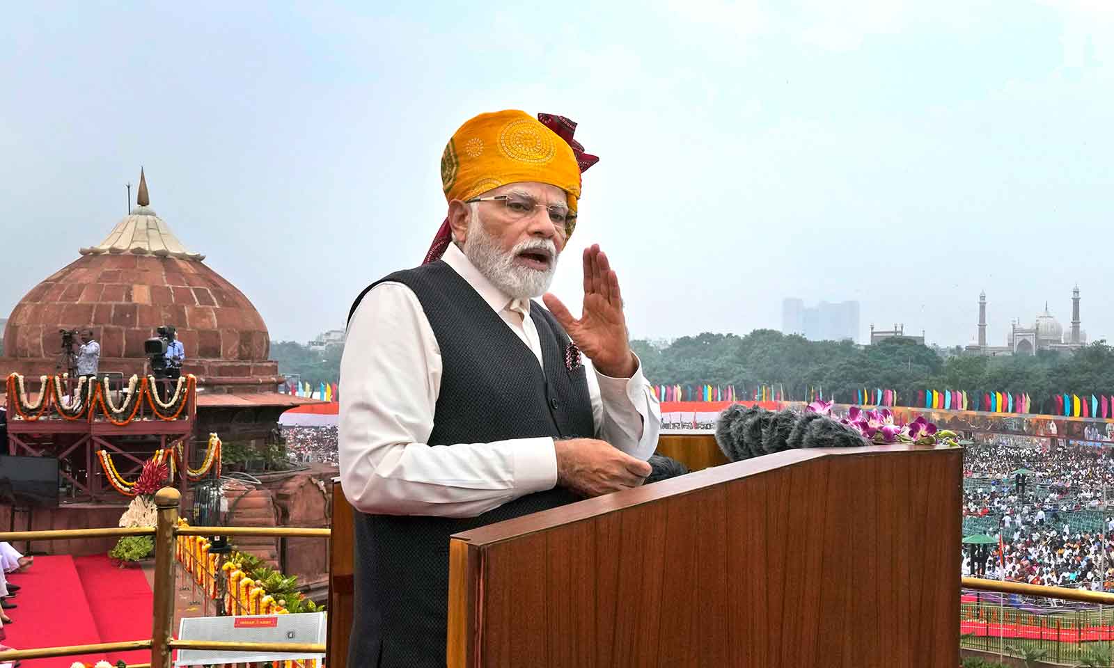 Modi says India's economy will be among the top three in the world within five years