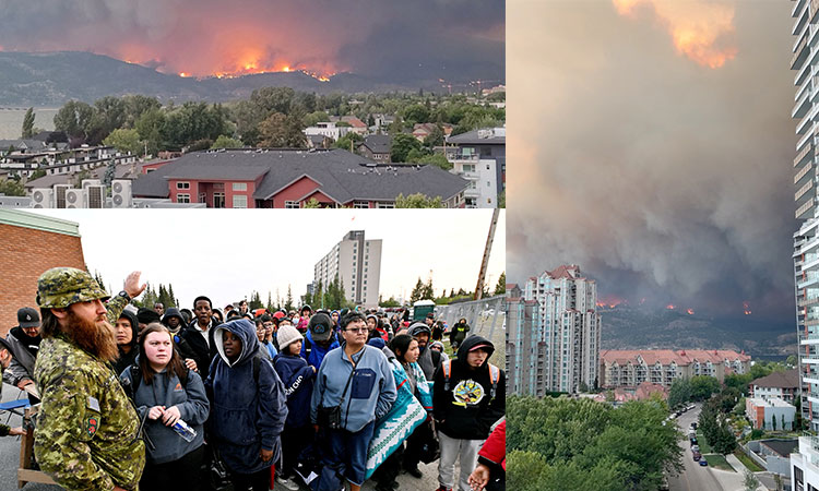  Canada's far north speeds up evacuations as wildfires near main city