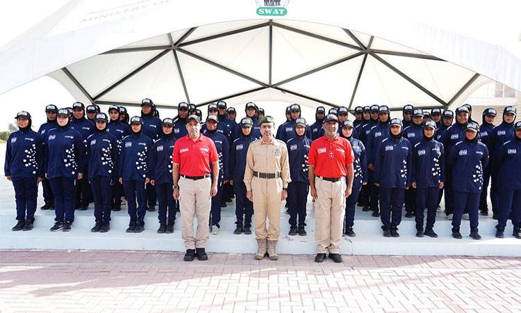 Dubai Police graduate two batches of female officers in 1RF training course