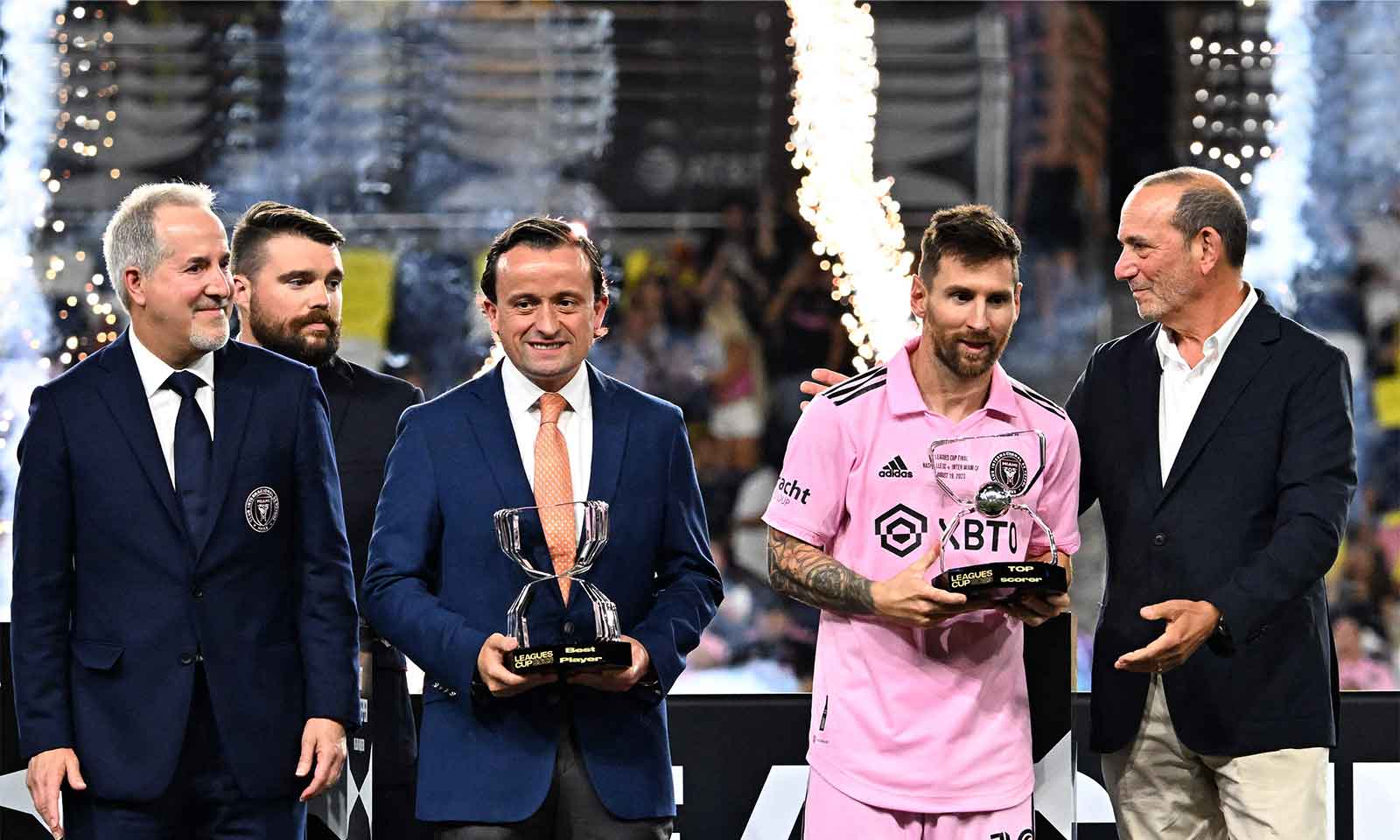 Messi leads Miami to first trophy with Leagues Cup win