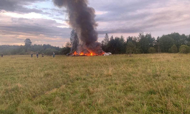 VIDEO: Wagner chief Prigozhin among 10 dead in Moscow plane crash