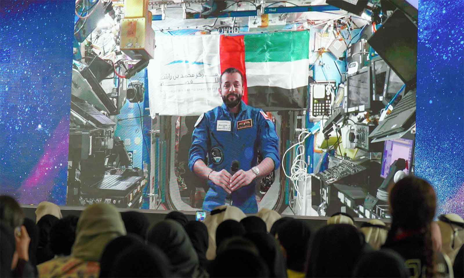 In final ‘Call from Space,’ Neyadi engages in lively session with American students, officials in US