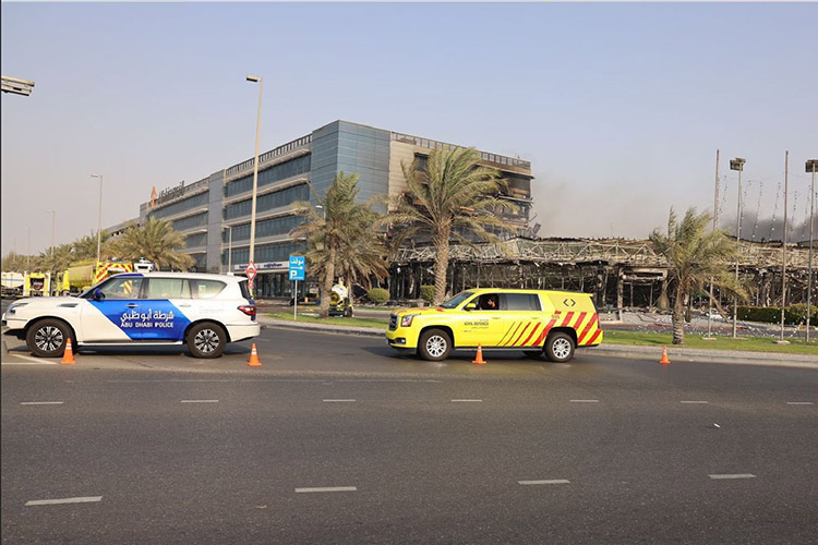 Fire at a commercial building in Abu Dhabi’s Mussafah area brought under control