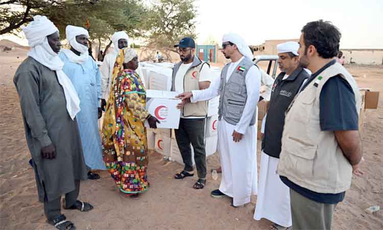 Emirati humanitarian team continues distribution of food parcels in Chad