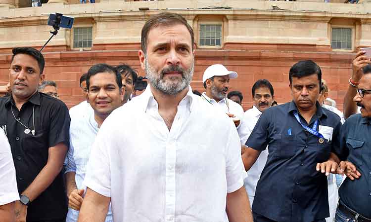 Rahul Gandhi slammed over 'flying kiss' gesture while leaving Parliament