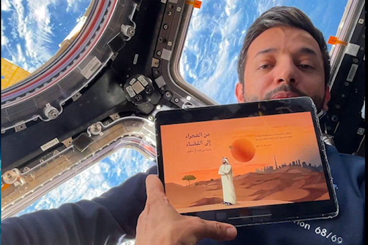 Sheikh Mohammed’s children’s book  launched aboard International Space  Station in world’s first 