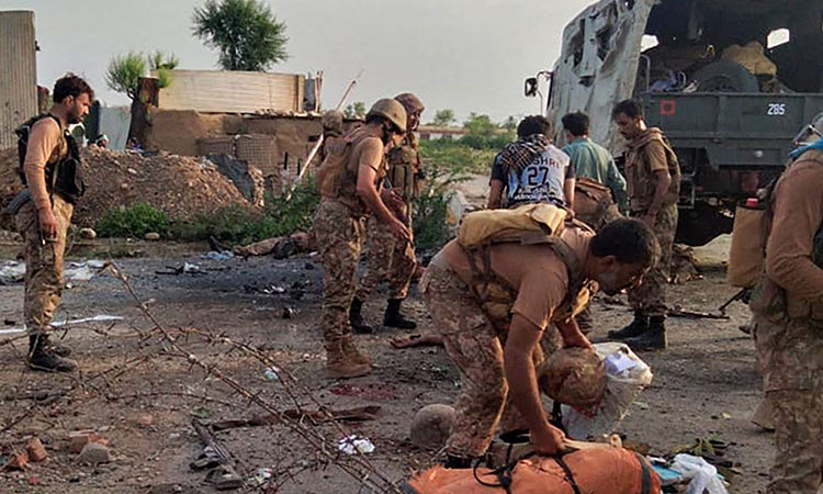 9 soldiers killed, 5 injured in suicide attack in Pakistan