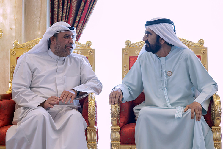 Sheikh Mohammed and Kuwaiti Deputy Prime Minister review fraternal relations 