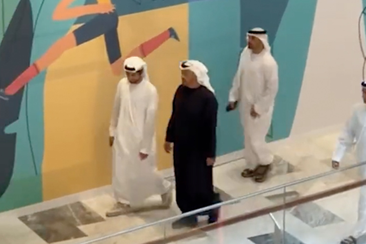 VIDEO: UAE President takes a casual walk around Galleria Mall in Abu Dhabi