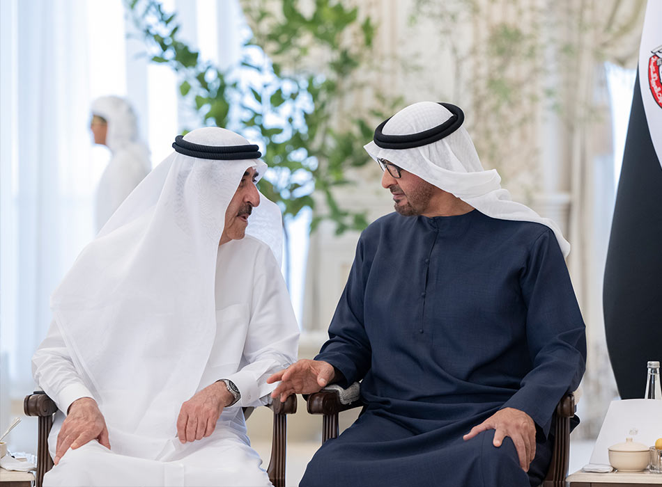 UAE President and UAQ Ruler discuss citizens' wellbeing