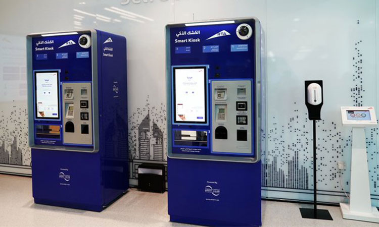 RTA unveils smart kiosks in 21 locations in Dubai