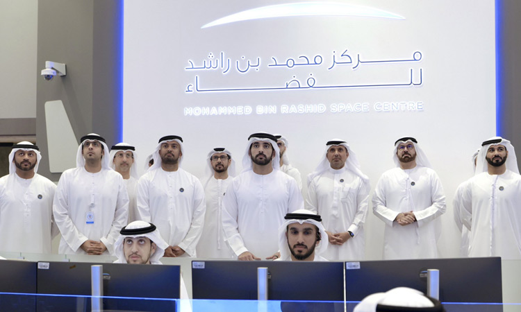 Hamdan commends MBRSC for success of space mission