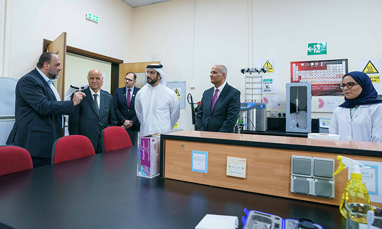 Sultan Bin Ahmed inaugurates new scientific laboratories at University of Sharjah