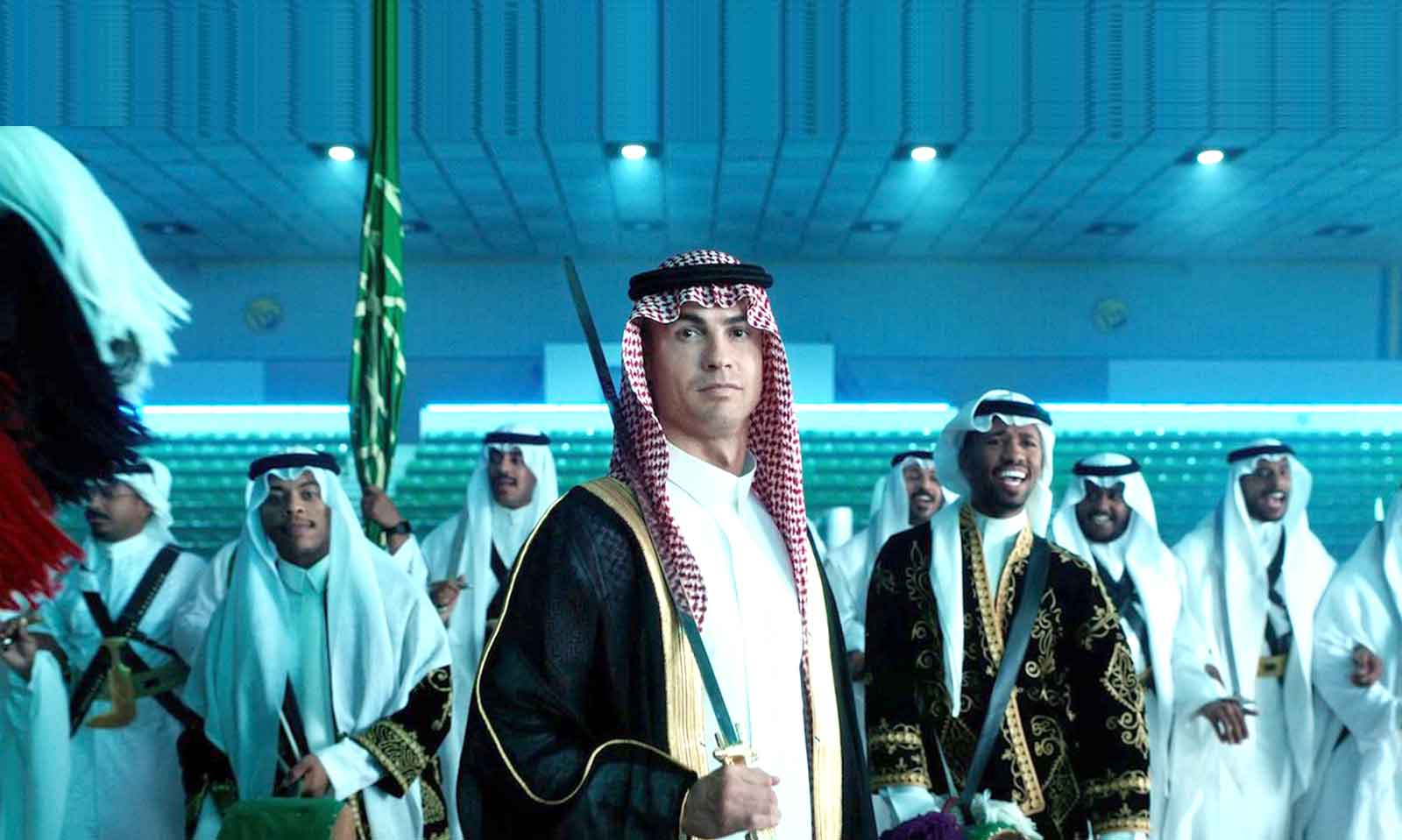 VIDEO: Cristiano Ronaldo celebrates Saudi National Day in traditional attire