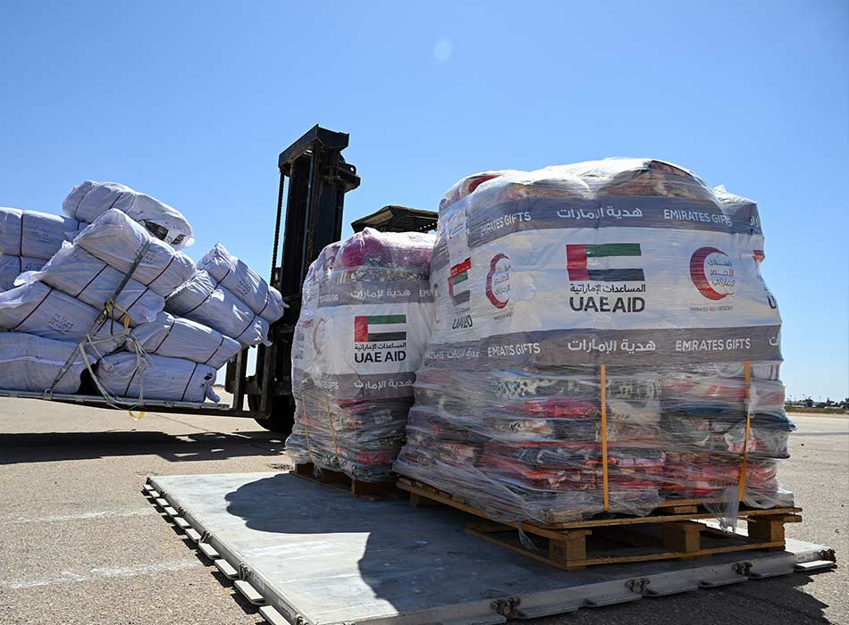 UAE has sent 622 tonnes of relief and humanitarian aid  to Libya in  over 11 days: Official