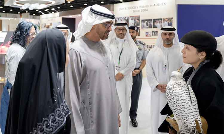 UAE President all praise for splendid success of ADIHEX