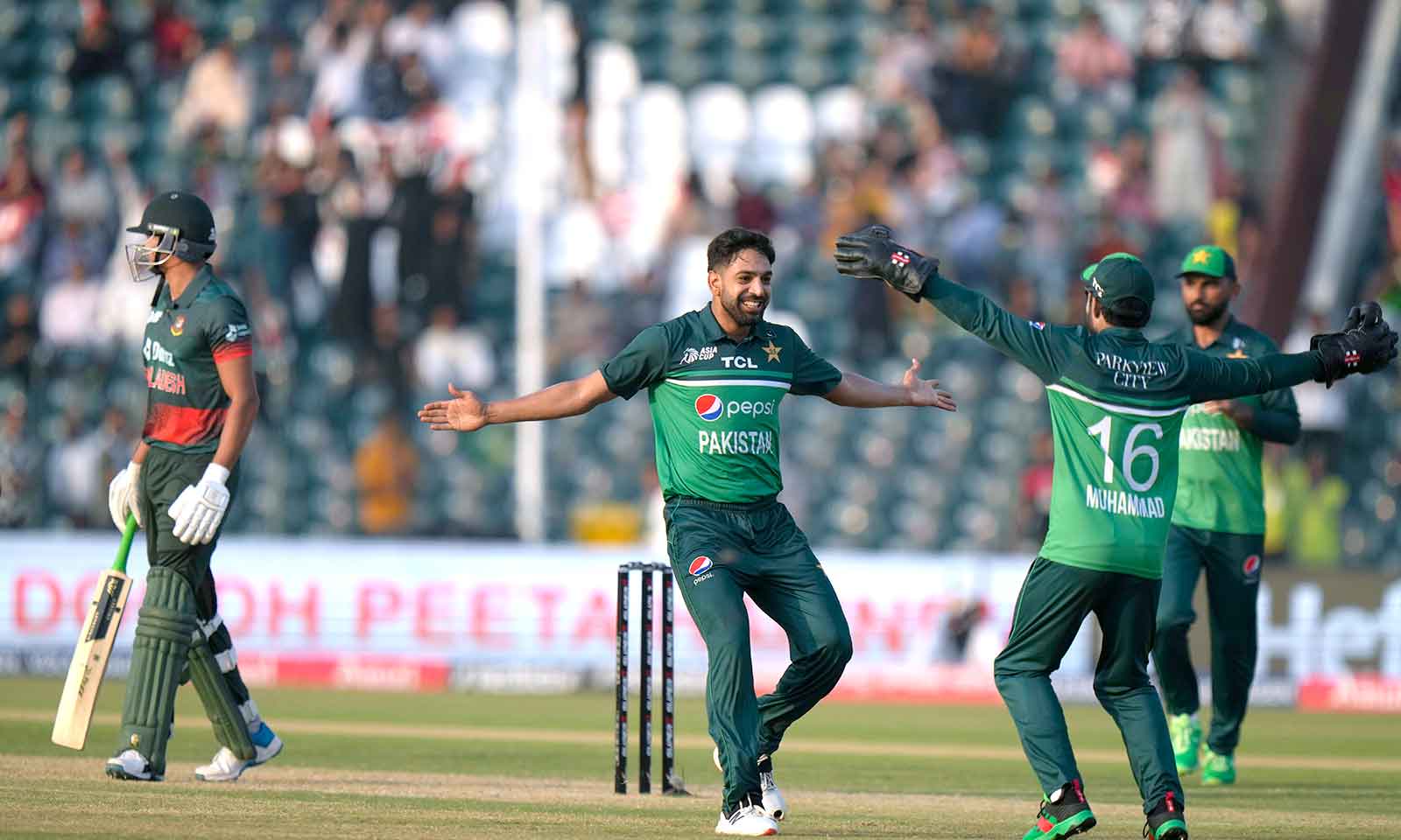 Rauf leads Pakistan's rout of Bangladesh in Asia Cup