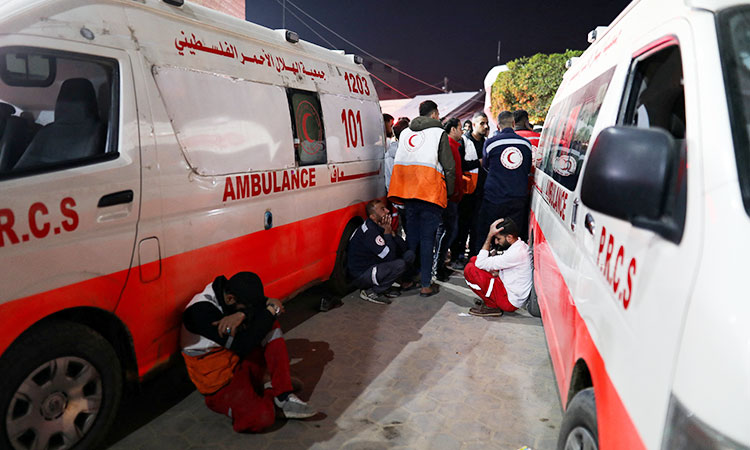 4 Palestinian Red Crescent staffers, 2 others killed in Israeli strike on Gaza ambulance 