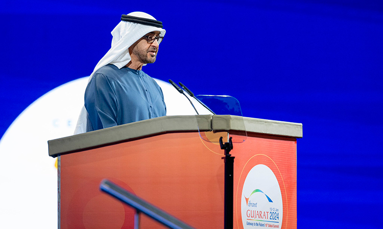 UAE President participates in Vibrant Gujarat Global Summit in India