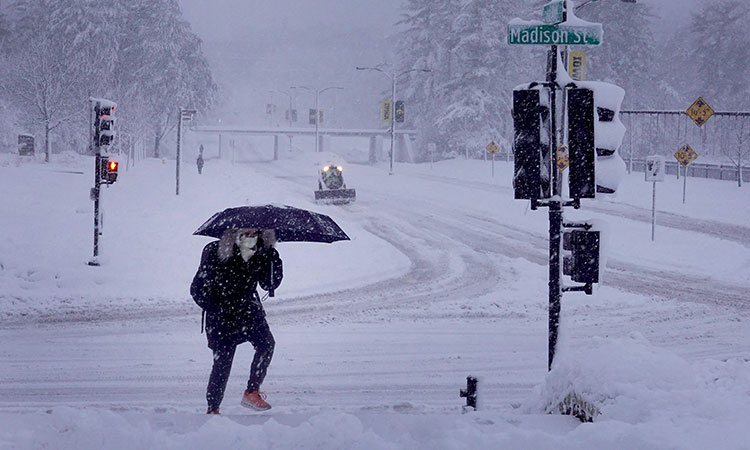 Five dead as millions of Americans struggle after winter storms envelop much of US