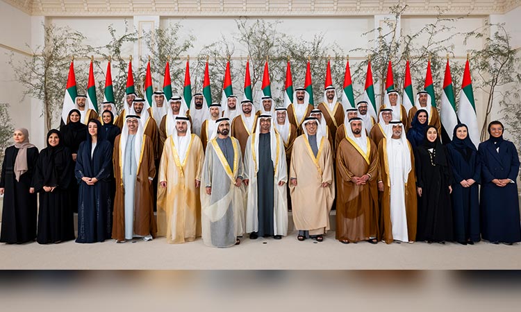 Mohamed Bin Zayed and Mohammed Bin Rashid witness swearing-in of new ministers