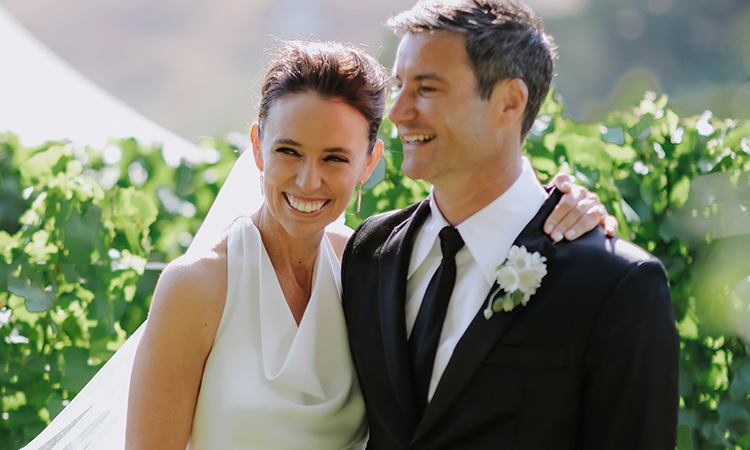 After years of delay, former New Zealand Prime Minister Jacinda Ardern ties the knot