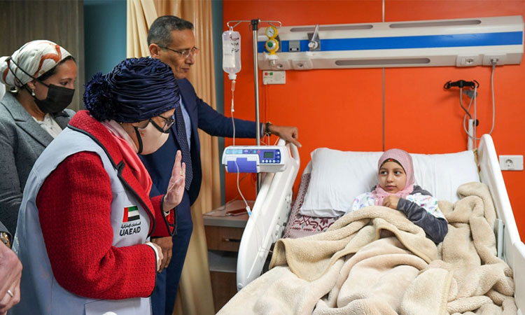 Sheikha Jawaher visits Cairo cancer institute, calls Egypt her second home