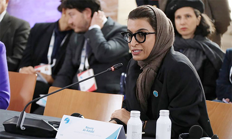 Noura Al Kaabi participates in roundtable discussion on women in diplomacy