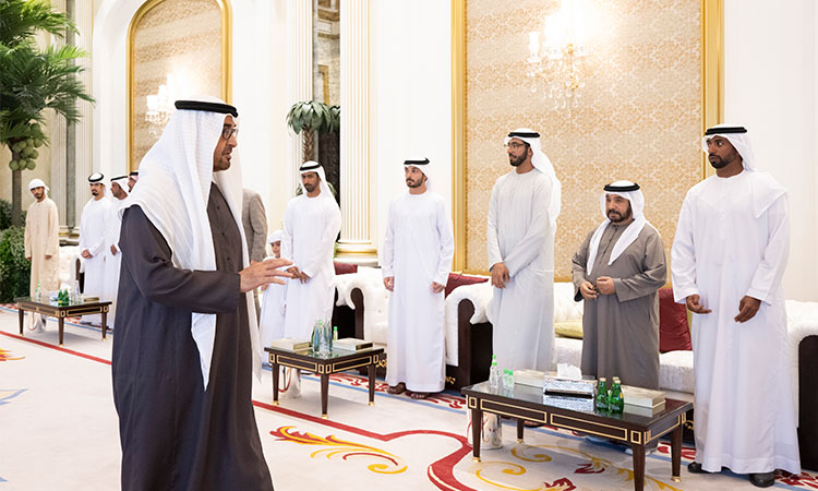 UAE President receives condolences on the passing of Sheikha Mahra Bint Khaled Al Nahyan