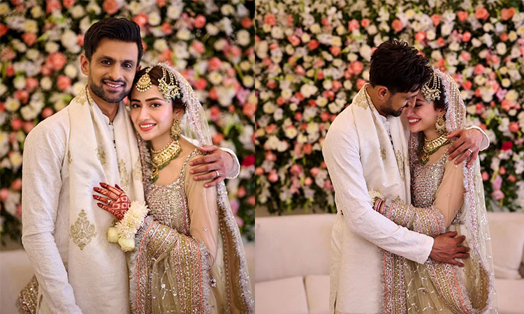 Cricketer Shoaib Malik marries Pakistani actress Sana Javed, shocking fans