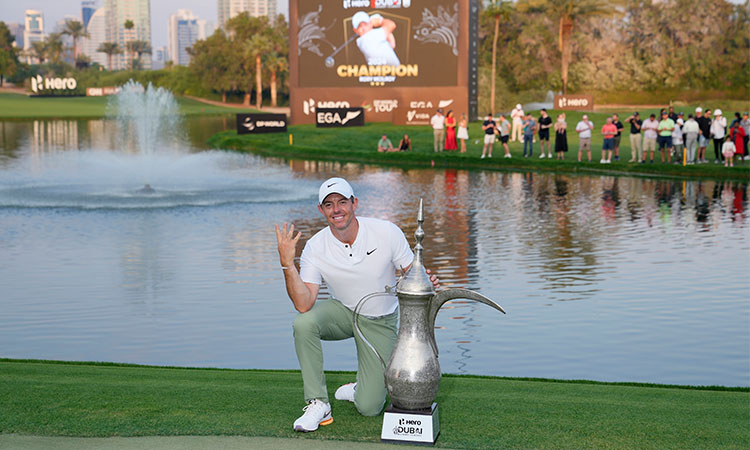 McIlroy wins Dubai Desert Classic for record 4th time after reeling in Young in final round