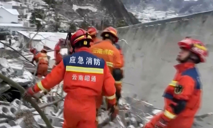 47 buried in southwest China landslide