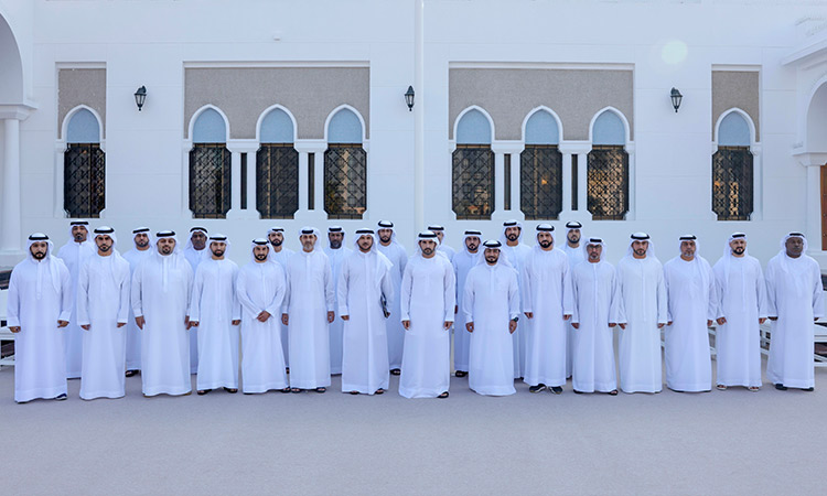 Hamdan meets heads of Dubai Government entities, commends their performance