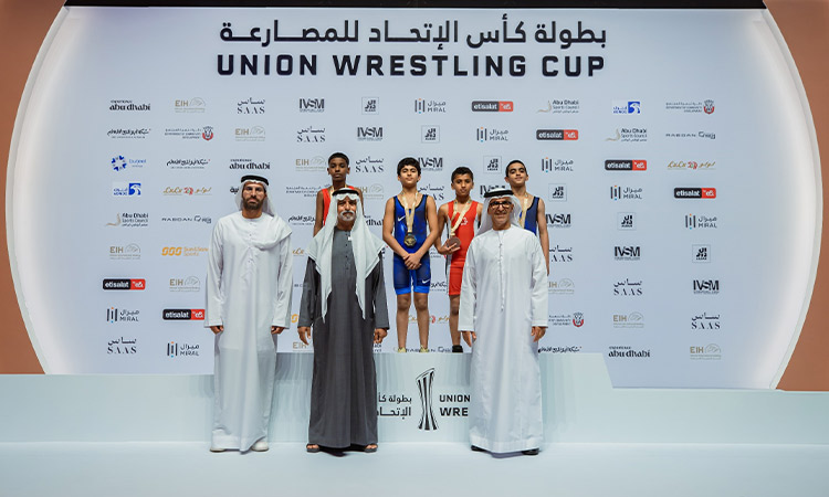 Fujairah Martial Arts Club star at Union Wrestling Cup opener in Abu Dhabi