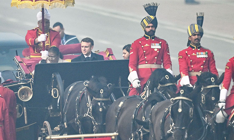 French President Macron joins India's Republic Day celebrations as guest of honour 