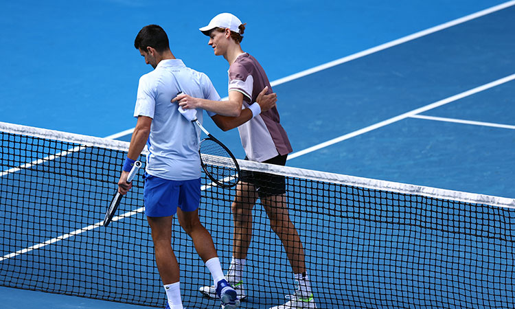  Sinner ends Djokovic Grand Slam history bid at Australian Open