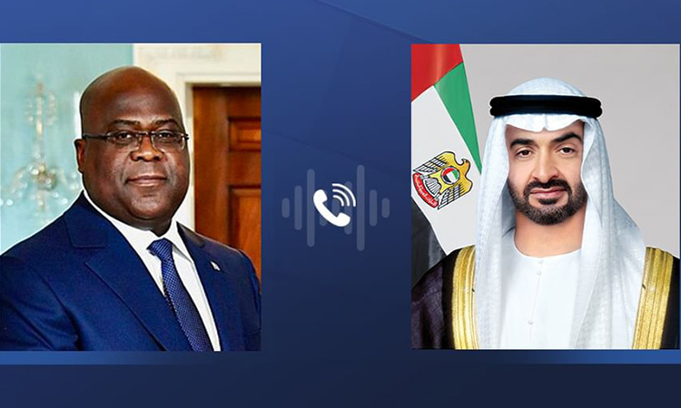 Presidents of UAE, DR Congo discuss ways to enhance bilateral relations 