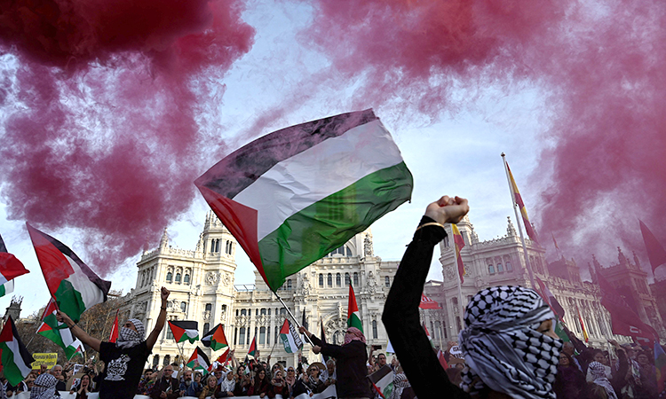 20,000 march in Spanish capital against Gaza ‘genocide’