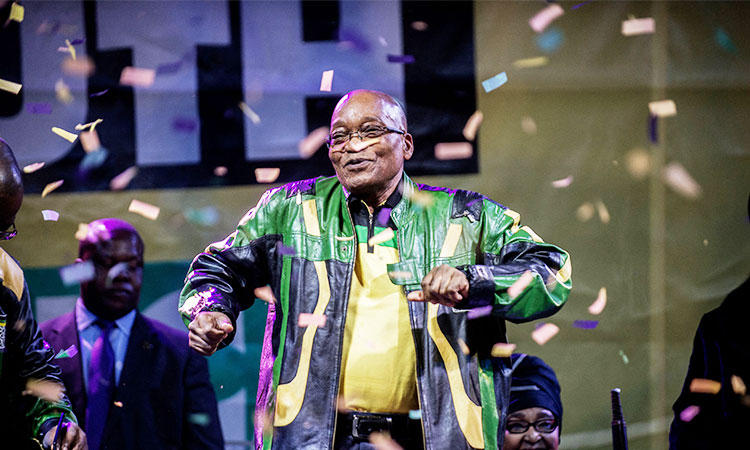 South Africa's ruling party suspends ex-president Zuma for backing new party in elections