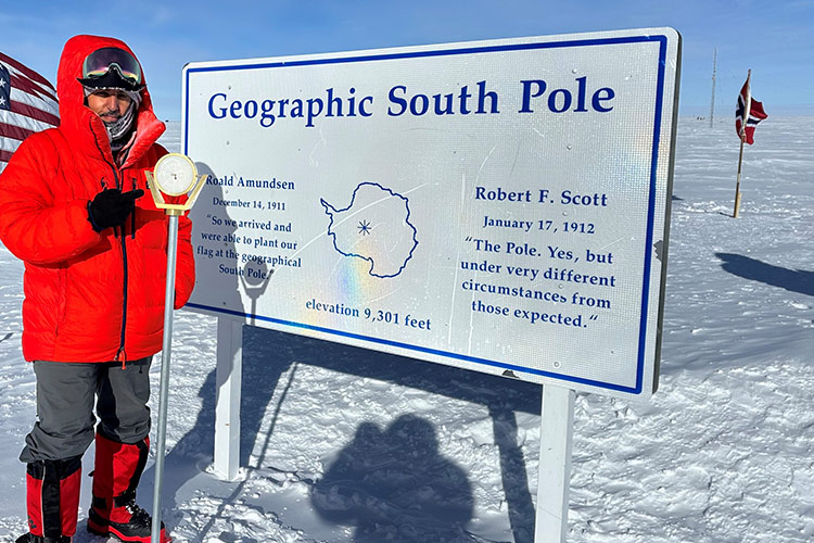 Saudi explorer treks in -50°C to reach the South Pole