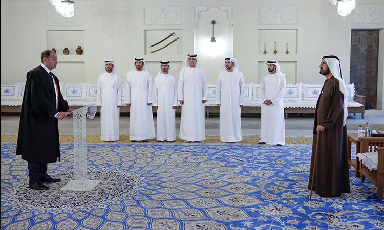 Sheikh Mohammed presides over swearing-in ceremony of new judges in Dubai Courts