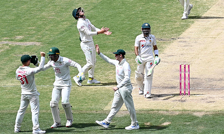 Australia’s eight-wicket victory seals Test series sweep over Pakistan