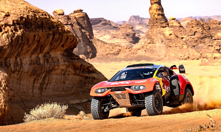 Loeb ready to fight back after tough day for BRX at Dakar Rally